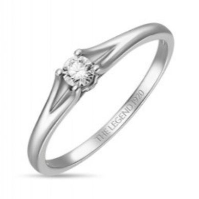Помолвочное кольцо R01-SL06-015-G2-М13026 - Ювелирный бренд Московский ювелирный завод