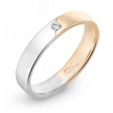 Обручальное кольцо R01-WED-00016-М13033 - Ювелирный бренд Московский ювелирный завод