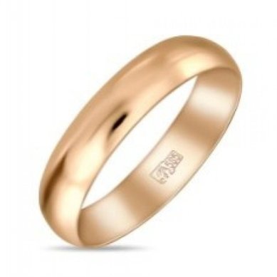 Обручальное кольцо R01-R-040-185-М13036 - Ювелирный бренд Московский ювелирный завод
