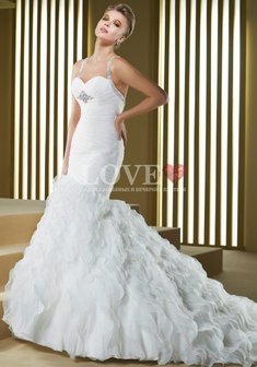 Свадебное платье L53936. Силуэт Русалка (Рыбка), длинное со шлейфом.