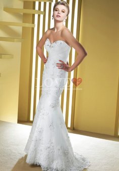 Свадебное платье L53942. Силуэт Русалка (Рыбка), длинное без шлейфа.
