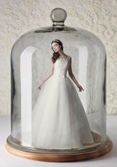 Свадебное платье F54096. С пышной юбкой, длинное без шлейфа.