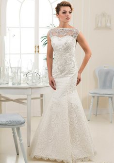 Свадебное платье F54101. Силуэт Русалка (Рыбка), длинное без шлейфа.