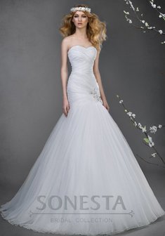 Свадебное платье Ф54223. Силуэт Русалка (Рыбка), длинное со шлейфом.