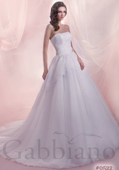 Свадебное платье Ф54227. А-силуэт, длинное со шлейфом.